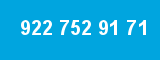 922 752 91 71 922 752 91 71